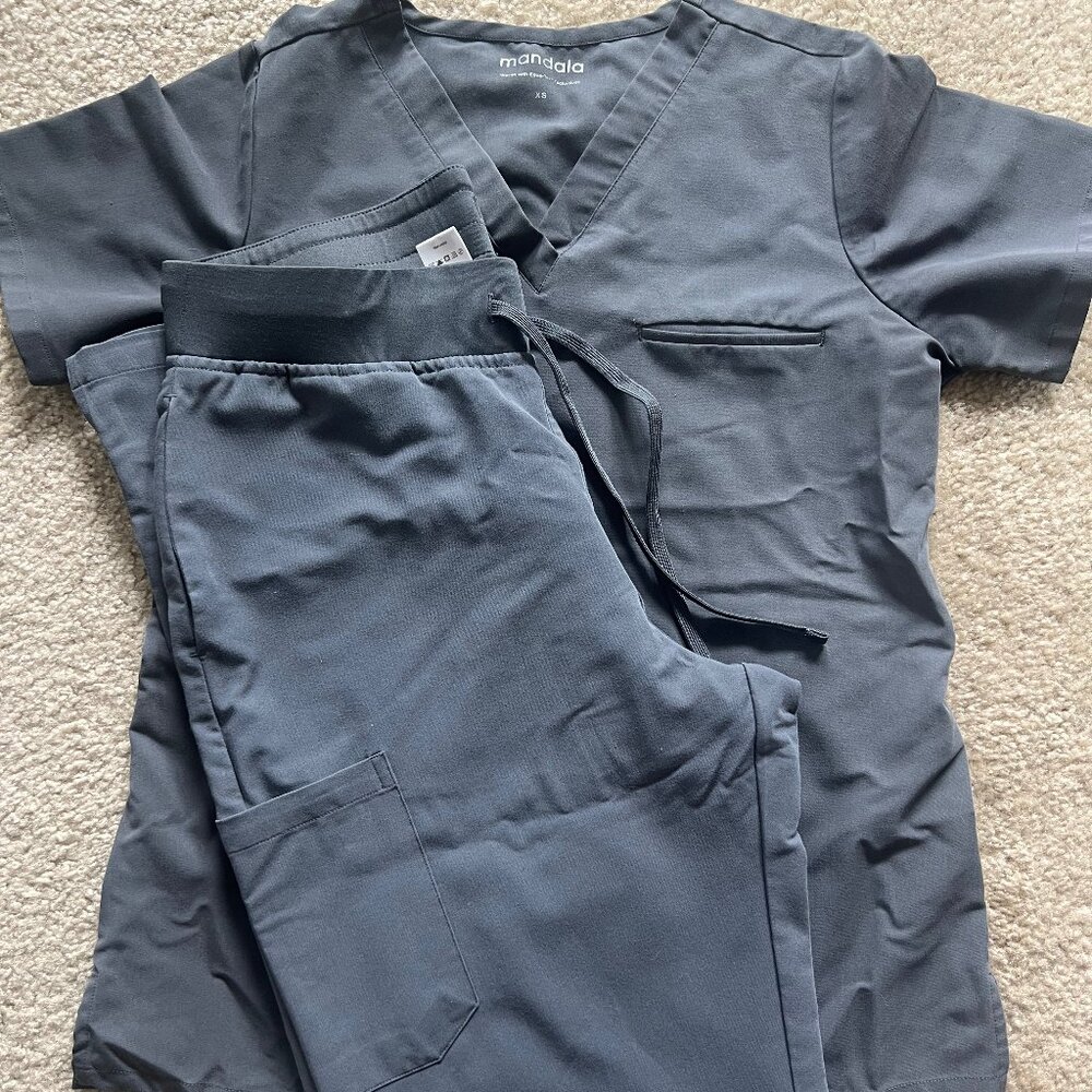 Mandala Scrub Set - Pewter